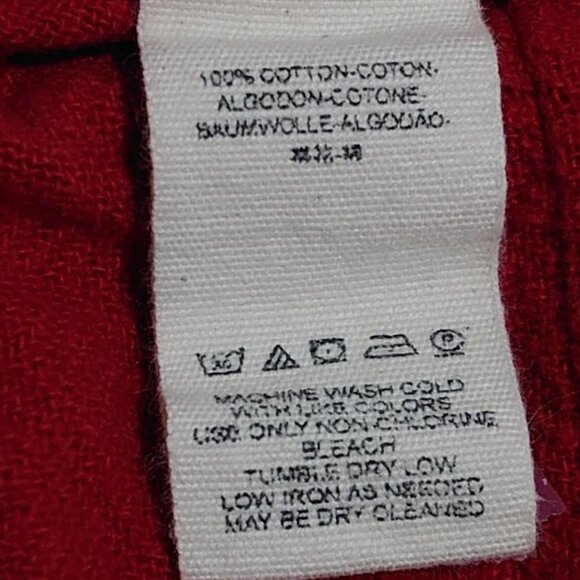 Free People In the Clear 100% Cotton Red Embroidered Shirt Tunic Dress - Picture 14 of 14